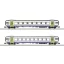 MiniTrix 18294 N 2 db GoldenPassLine személygépkocsi készlet a BLS-től