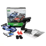   Amewi 21111 Drift Racing Car 1:24 RC kezdő modellautó Elektro Sportkocsi 4WD Akkuval és töltőkábellel, Fényeffekttel