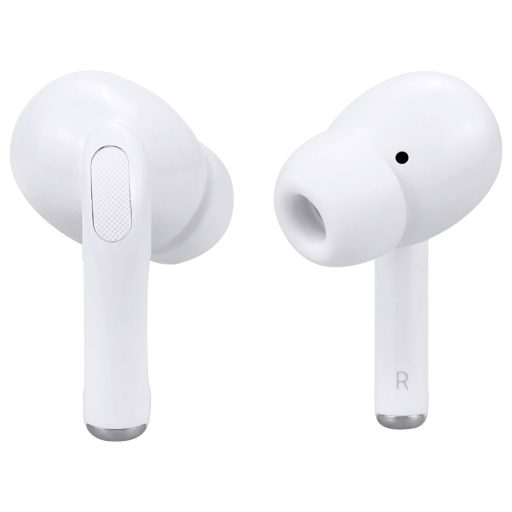 Music Man BT-X72 In Ear headset Bluetooth® Stereo Fehér Noise Cancelling Elemtöltés kijelzés, Headset, Töltőtok, Hangerő szabályozás, Érintéses vezérlés
