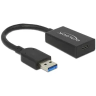   Delock USB kábel USB 3.2 Gen2 USB-A dugó, USB-C® alj 0.15 m Fekete 65698