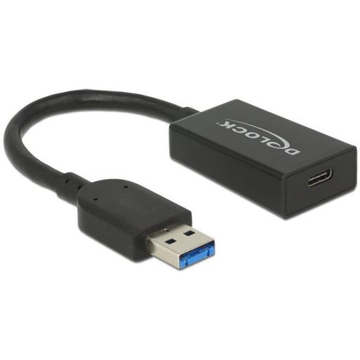 Delock USB kábel USB 3.2 Gen2 USB-A dugó, USB-C® alj 0.15 m Fekete 65698