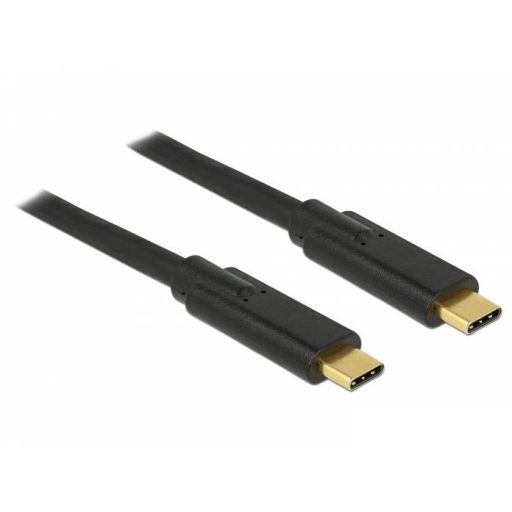 Delock USB C kábel USB-C® dugó, USB-C® dugó 2.00 m Fekete 85527