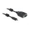 Delock USB C kábel USB-C® dugó, VGA 9 pólusú dugó 2.00 m Fekete 90414