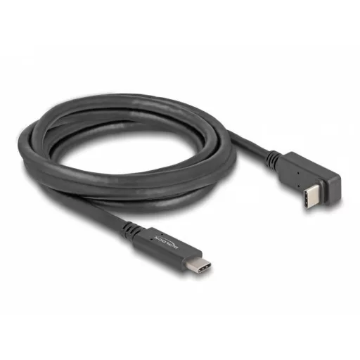Delock USB C kábel USB-C® dugó, USB-C® dugó 2.00 m Fekete 80035