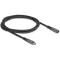 Delock USB C kábel USB-C® dugó, USB-C® dugó 1.00 m Fekete 80022