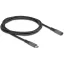 Delock USB C kábel USB-C® dugó, USB-C® dugó 1.00 m Fekete 80022