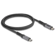   Delock USB C kábel USB-C® dugó, USB-C® dugó 1.00 m Fekete 86067