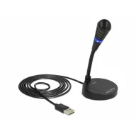  Hattyúnyak USB-s mikrofon Delock 65868 Átviteli mód:Vezetékes