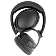   Delock 27181 Over Ear fejhallgató Bluetooth®, Vezetékes, Vezeték nélküli Fekete Összehajtható, Hangerő szabályozás HiFi