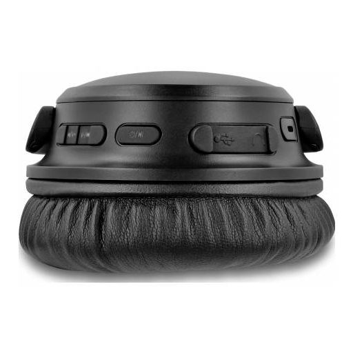 Delock 27181 Over Ear fejhallgató Bluetooth®, Vezetékes, Vezeték nélküli Fekete Összehajtható, Hangerő szabályozás HiFi