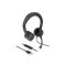 Delock 27180 On Ear headset Vezetékes Fekete Headset Telefon