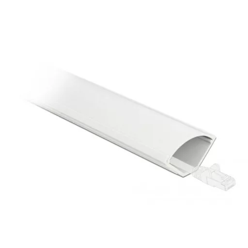 Delock 20716 Sarokcsatorna Belső sarok (H x Sz) 1 m x 73 mm 1 db Fehér