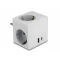 Delock 11501 Elosztó kocka Fehér 1 db