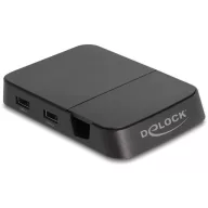   Delock 88018 USB-C®, USB-A (USB 2.0), HDMI™ Mobil dokkoló álomás Fekete Alkalmas: Smartphones mit USB-C Anschluss