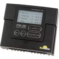 SunWare FOX 260 Napelem töltésszabályozó PWM 12 V, 24 V