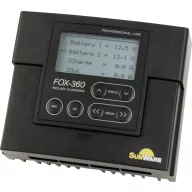 SunWare FOX 360 Napelem töltésszabályozó PWM 12 V, 24 V