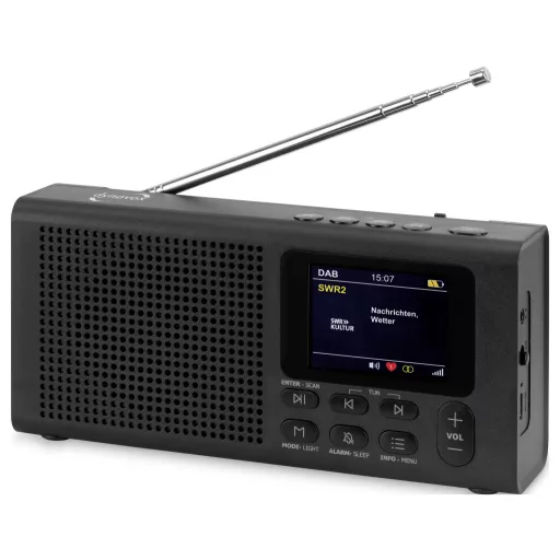 Dynavox Világvevő DAB+, FM Bluetooth®, DAB+ Fekete