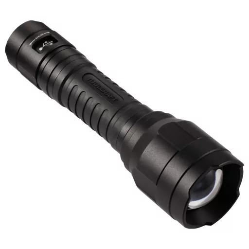 TOOLCRAFT TO-10153320 Kézilámpa Li-ion akkuk Beállítható pontnagyság, Állítható, USB csatlakozóval 1100 lm 30 óra 228 g