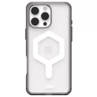   Urban Armor Gear Plyo Hátlap Apple iPhone 16 Pro Max Szürke, Átlátszó Induktív töltés, MagSafe kompatibilis, Ütésálló 114481113141
