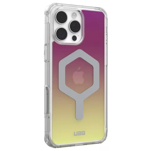 Urban Armor Gear Plyo Hátlap Apple iPhone 16 Pro Max Tarka, Átlátszó Induktív töltés, MagSafe kompatibilis, Ütésálló 114481114780