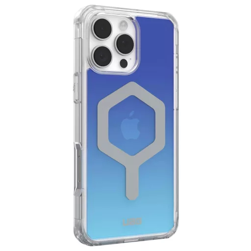 Urban Armor Gear Plyo Hátlap Apple iPhone 16 Pro Max Kék, Átlátszó Induktív töltés, MagSafe kompatibilis, Ütésálló 114481115E5E