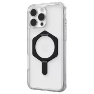  Urban Armor Gear Plyo XTE Hátlap Apple iPhone 16 Pro Max Átlátszó, Fekete Induktív töltés, MagSafe kompatibilis, Álló funkció, Ütésálló 11448911404G