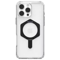   Urban Armor Gear Plyo XTE Hátlap Apple iPhone 16 Pro Max Átlátszó, Fekete Induktív töltés, MagSafe kompatibilis, Álló funkció, Ütésálló 11448911404G