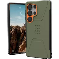   Urban Armor Gear Civilian Hátlap Samsung Galaxy S25 Ultra Olivazöld, Narancs Induktív töltés, Ütésálló 214473117297