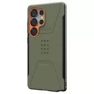   Urban Armor Gear Civilian Hátlap Samsung Galaxy S25 Ultra Olivazöld, Narancs Induktív töltés, Ütésálló 214473117297