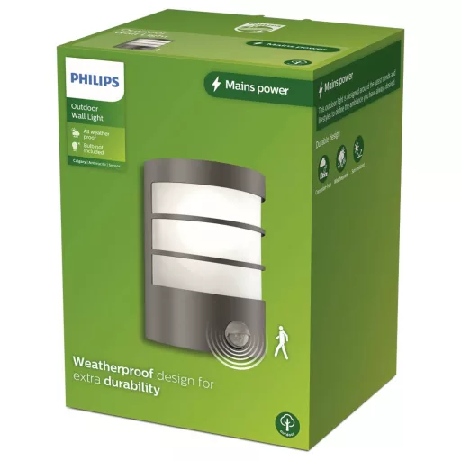 Philips LED Calgary 929004668801 Kültéri fali lámpa E27 Antracit