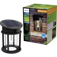   Philips LED Geri 929004633001 Napelemes kültéri fali lámpa mozgásjelzővel LED 3.2 W Fekete