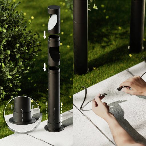 Philips LED 929004659701 Desi LED-es kültéri lámpatest LED 4.5 W Fekete