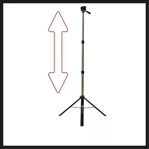 Einhell 2270116 Állvány Tripod 85 - 170 cm Teleskop-Stativ