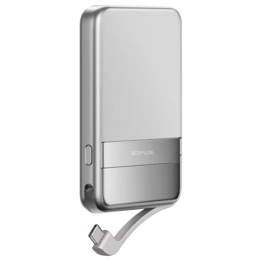 ECOFLOW Rapid 5000 Powerbank 5000 mAh Magsafe, Qi Wireless Charging Lítiumion USB-C®, Vezeték nélküli töltés Ezüst