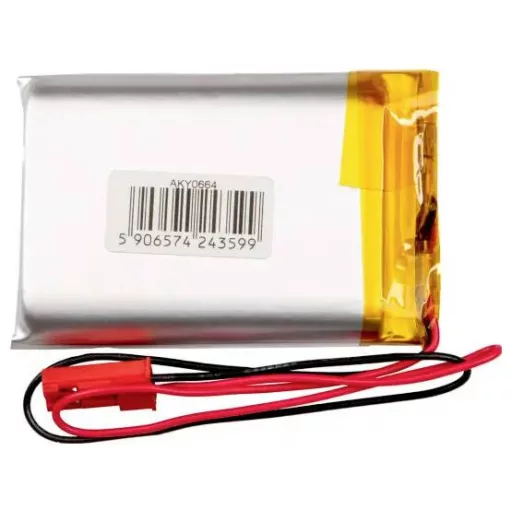 Akyga LP103451 Akkucsomag Elem- és akkuméret: Speciális akku LiPo 3.7 V 1850 mAh