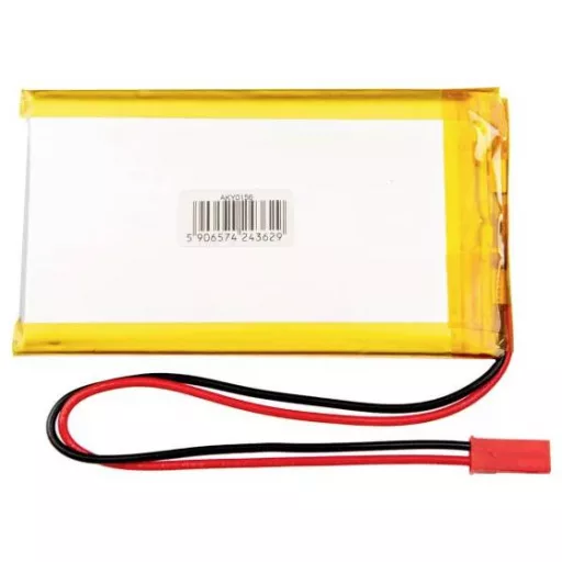 Akyga LP475085 Akkucsomag Elem- és akkuméret: Speciális akku LiPo 3.7 V 2500 mAh