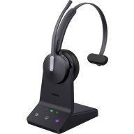   Yealink Yealink WH64 Mono - Headset - On-Ear - DECT / Bluetooth On Ear headset Fekete