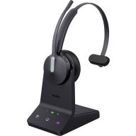   Yealink Yealink WH64 Mono - Headset - On-Ear - DECT / Bluetooth On Ear headset Fekete