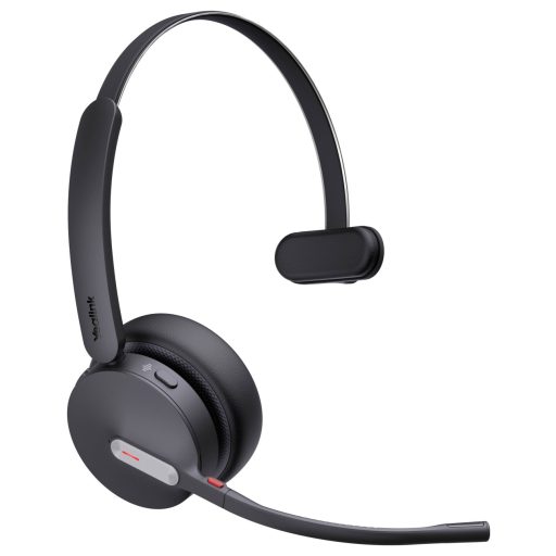Yealink Yealink WH64 Mono - Headset - On-Ear - DECT / Bluetooth On Ear headset Fekete
