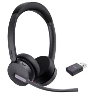   Yealink Yealink Headset WH64 Hybrid Dual Teams On Ear headset DECT Stereo Fekete Headset Számítógép
