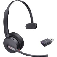   Yealink Yealink WH64 Hybrid Mono - Headset - On-Ear - DECT / Bluetooth On Ear headset Fekete