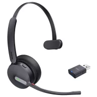   Yealink Yealink WH64 Hybrid Mono - Headset - On-Ear - DECT / Bluetooth On Ear headset Fekete