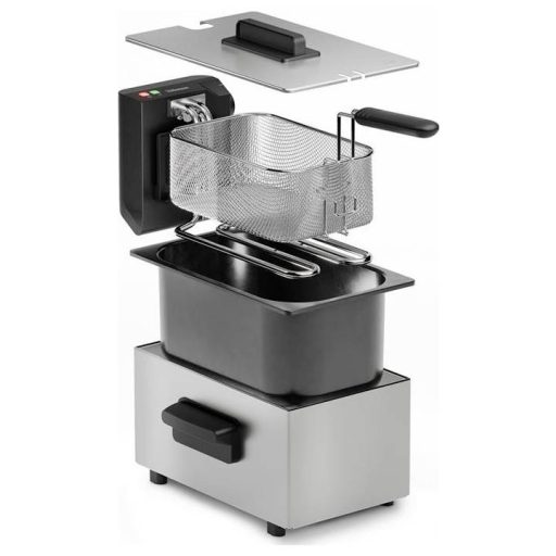 Tristar neu Fritőz 3 l 2000 W Ezüst, Fekete