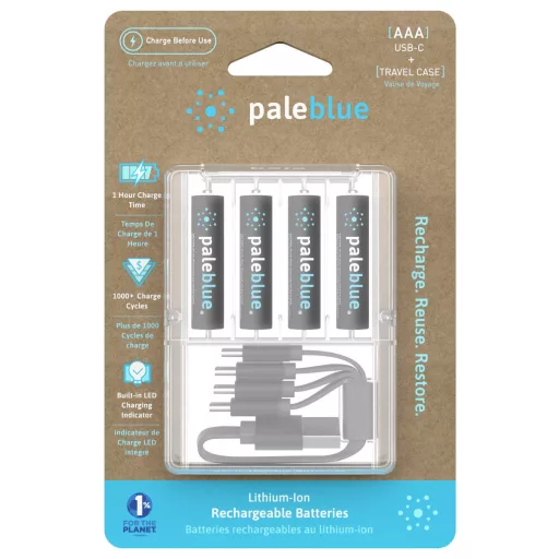 Paleblue Mikroakku Lítiumion 600 1.5 V 4 db