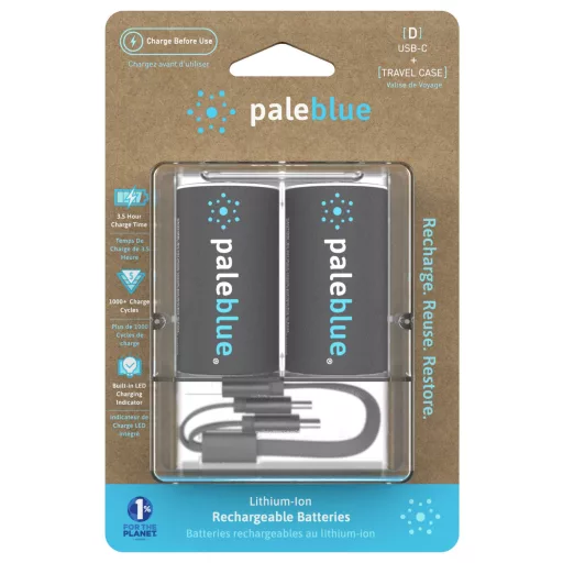 Paleblue Góliátakku Lítiumion 7400 1.5 V 2 db