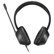   Adesso Xtream P7 AI Copilot Headset On Ear headset Vezetékes Stereo Fekete-melírozott Headset Számítógép