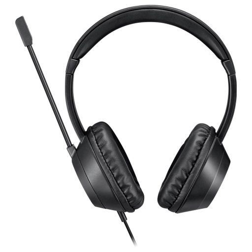 Adesso Xtream P7 AI Copilot Headset On Ear headset Vezetékes Stereo Fekete-melírozott Headset Számítógép