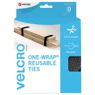   VELCRO® Univerzális Tépőzár Kötegeléshez Bolyhos és horgos fél (H x Sz) 15 m x 3 cm Fekete 15 m