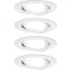 Paulmann 41307 Nova Coin Beépíthető lámpa 4 részes készlet LED LED 24 W Fehér (matt)