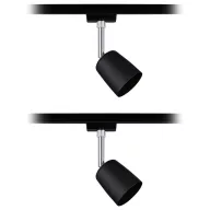   Paulmann 41303 Nagyfeszültségű sínrendszer készlet URail GU10 10 W LED Fekete (matt), Króm
